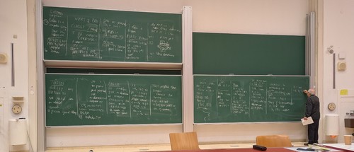 Shelah's talk on day 1. &copy; J. Kellner