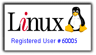 {Registered Linux User # 60005}